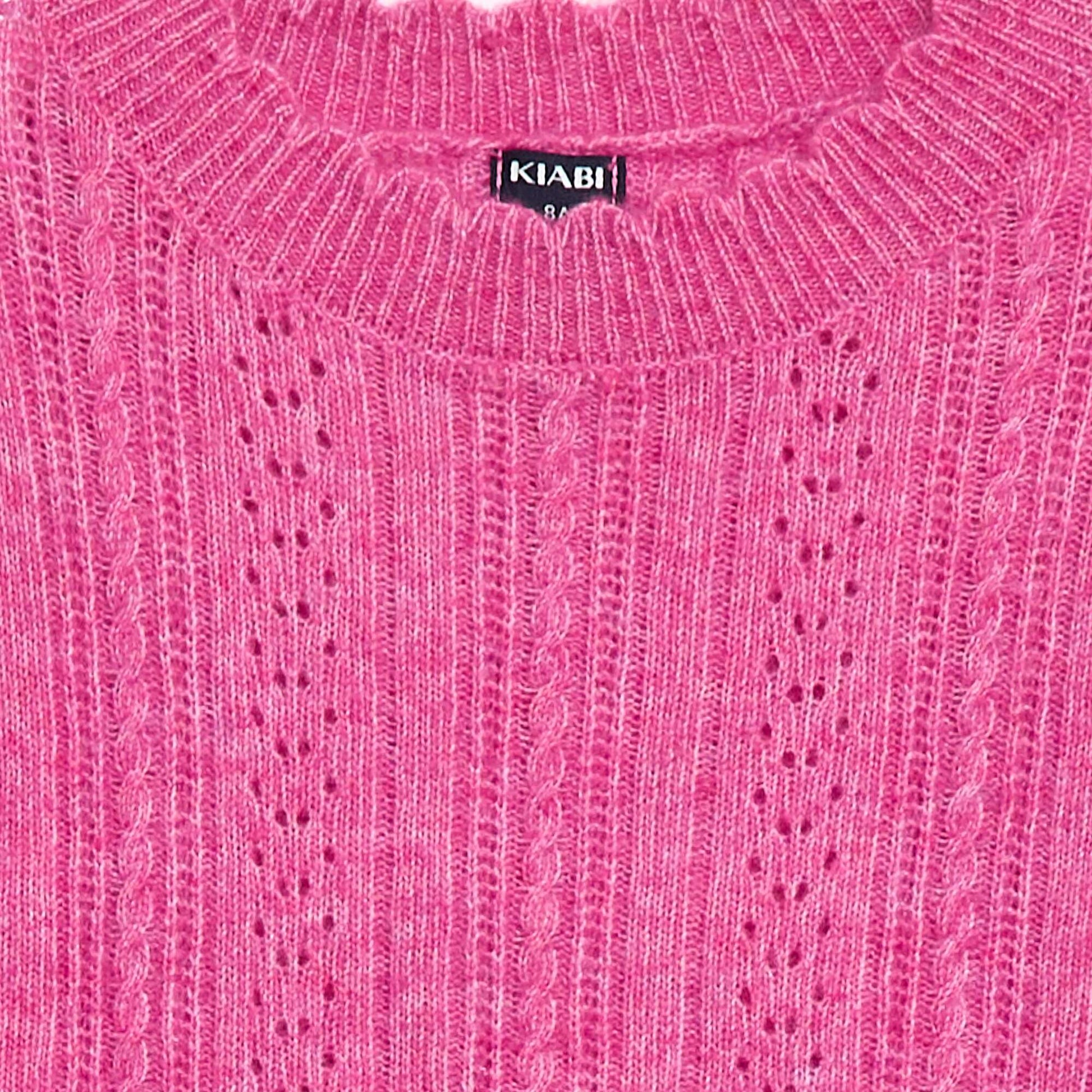 Vestido sweater de punto calado ROSA