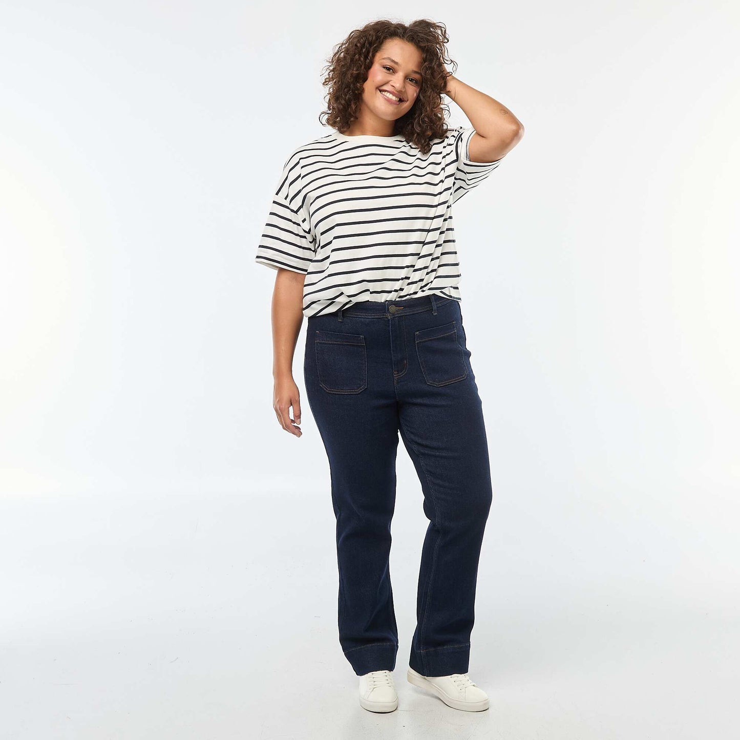 Pantalón flare AZUL