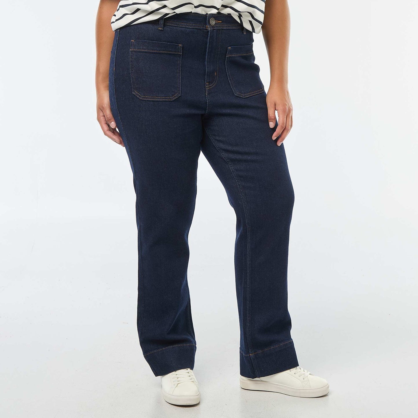 Pantalón flare AZUL