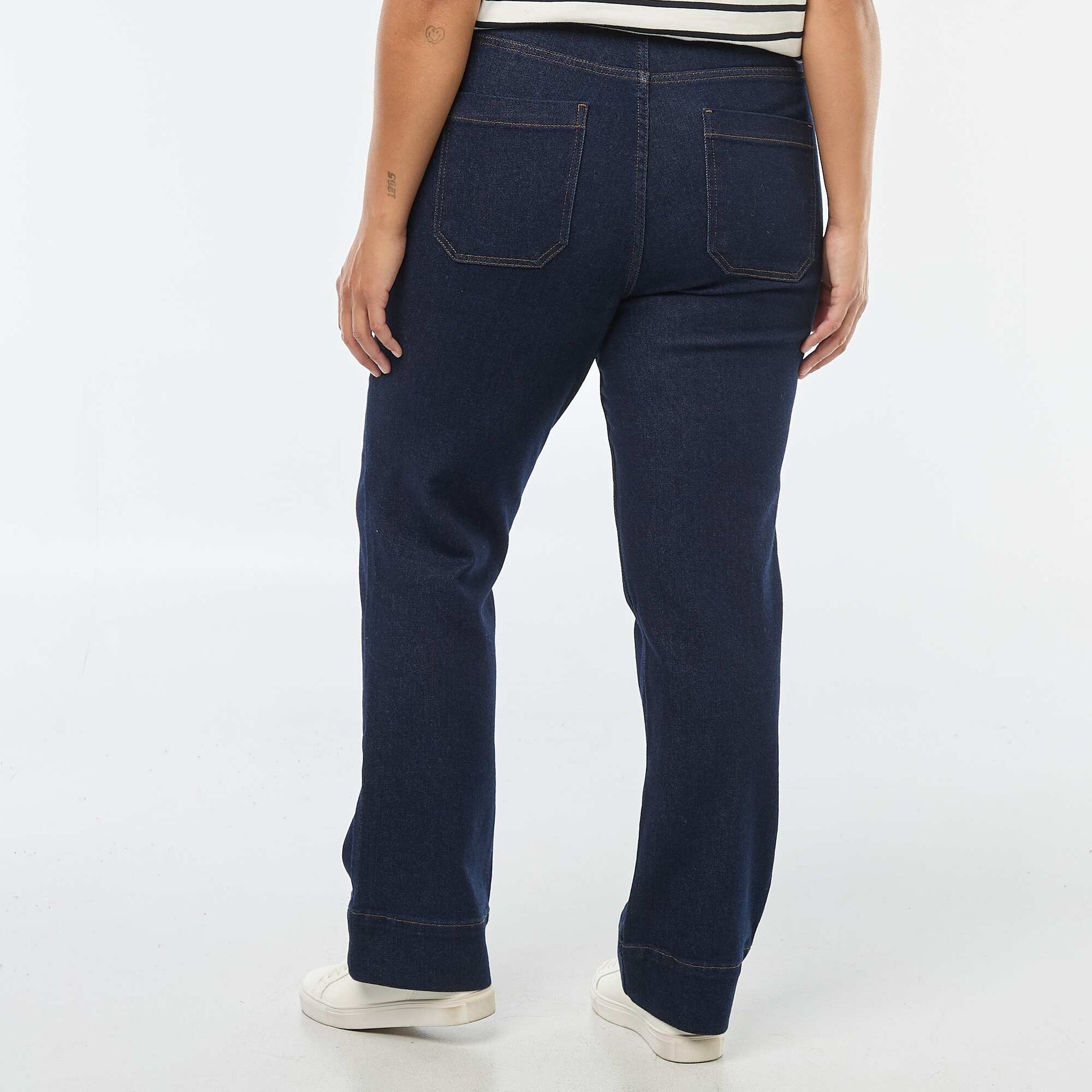Pantalón flare AZUL