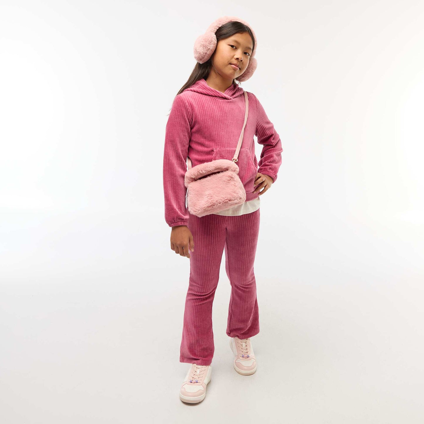 Bolso efecto pelo ROSA