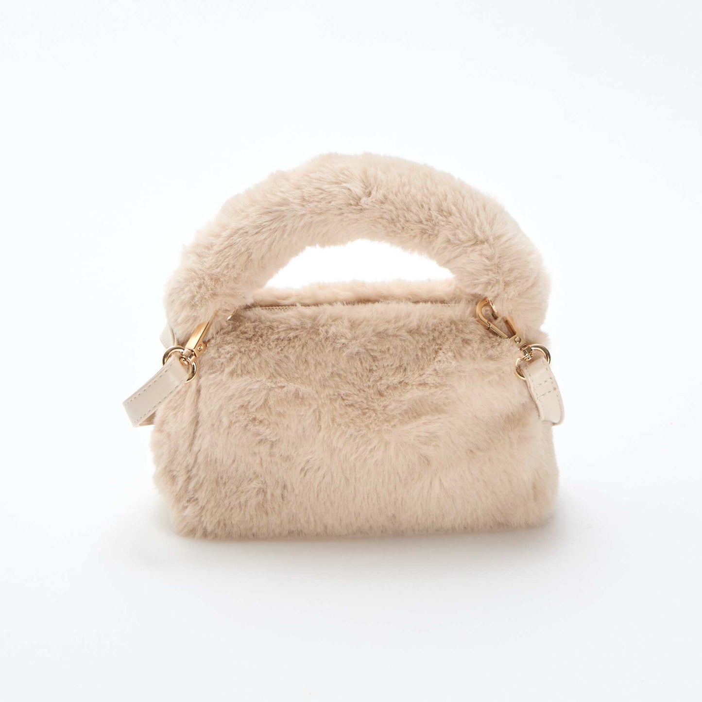 Bolso efecto pelo BEIGE