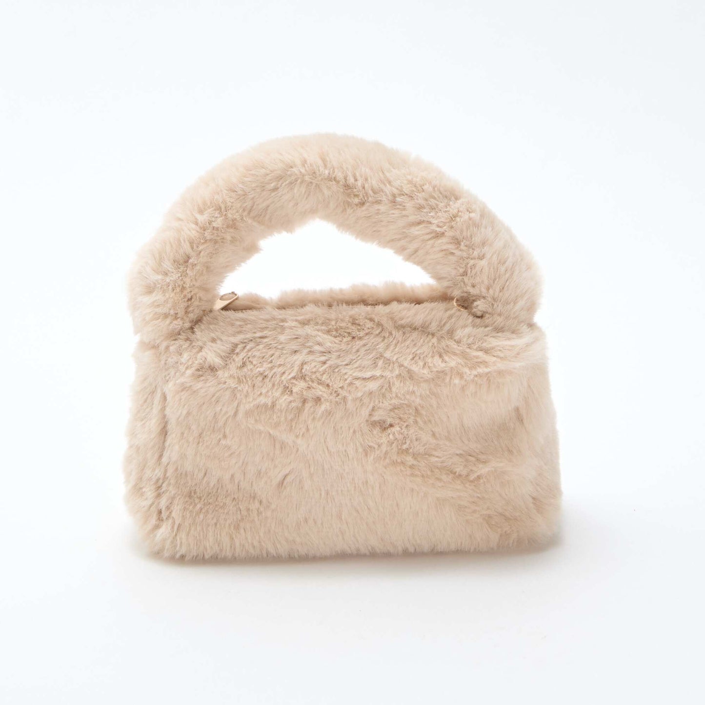 Bolso efecto pelo BEIGE