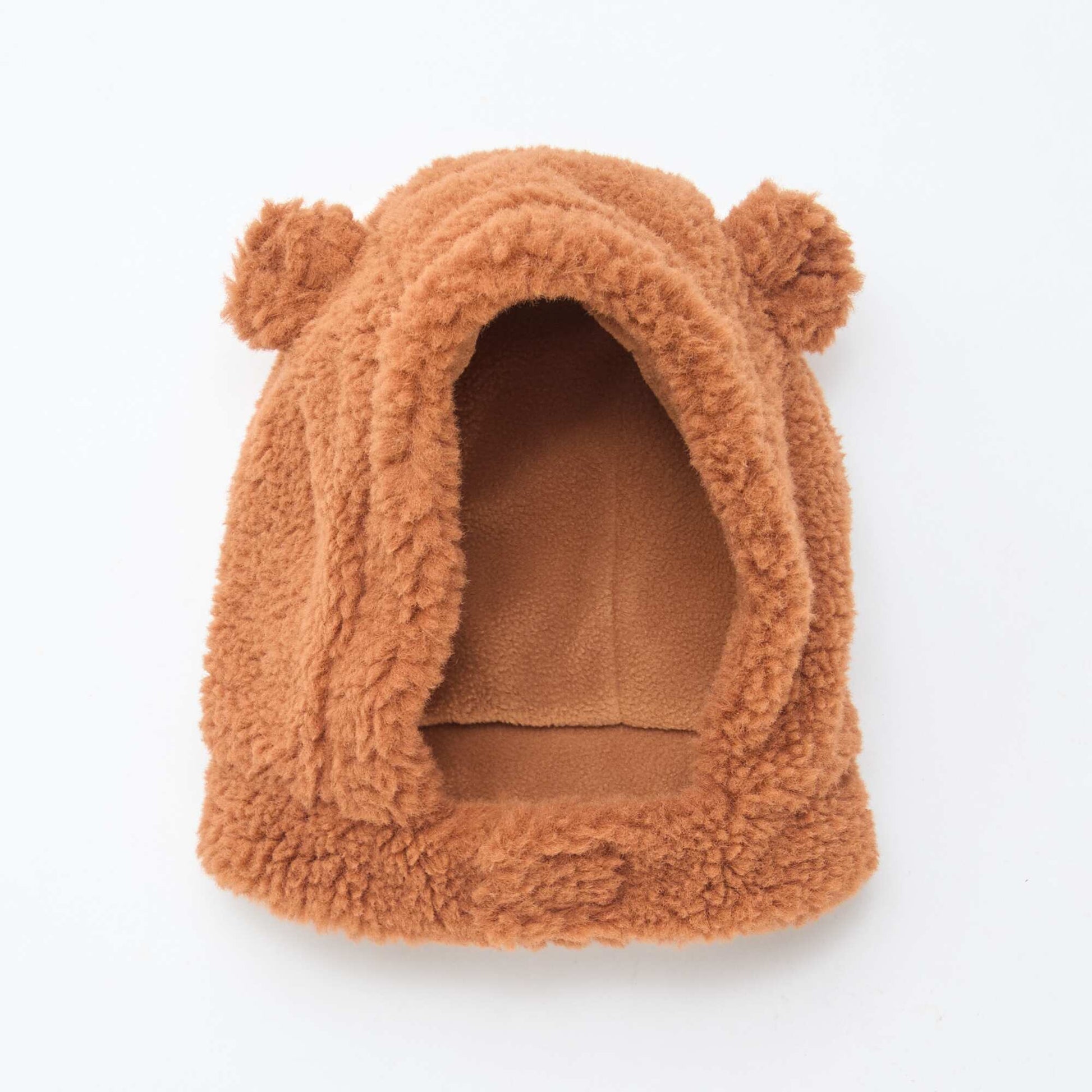 Cagoule animada de oso MARRON