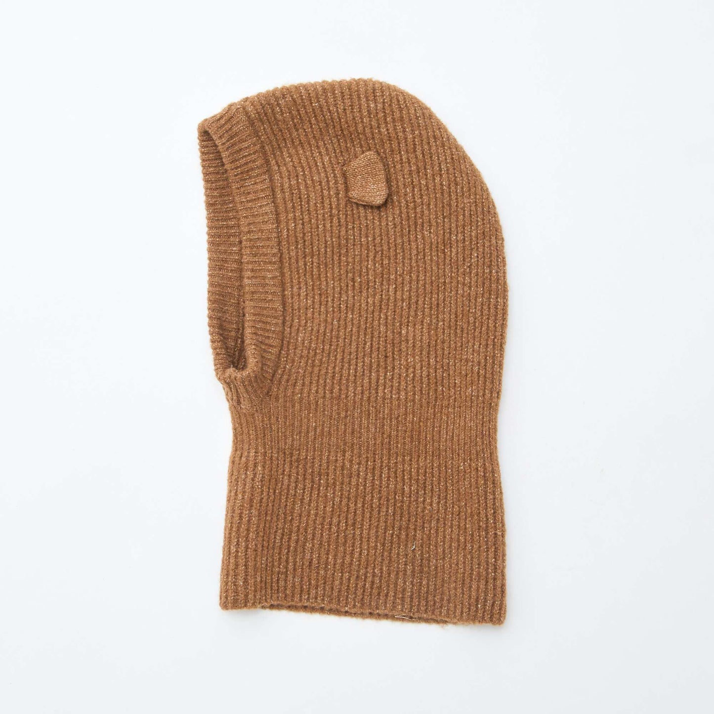 Balaclava de punto con orejas BEIGE