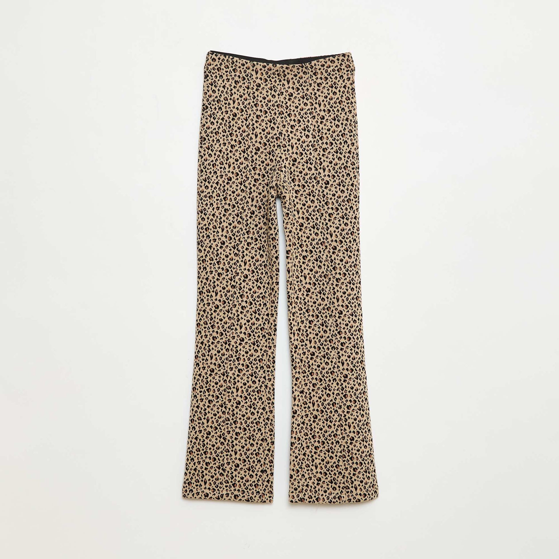 Pantalón flare BEIGE
