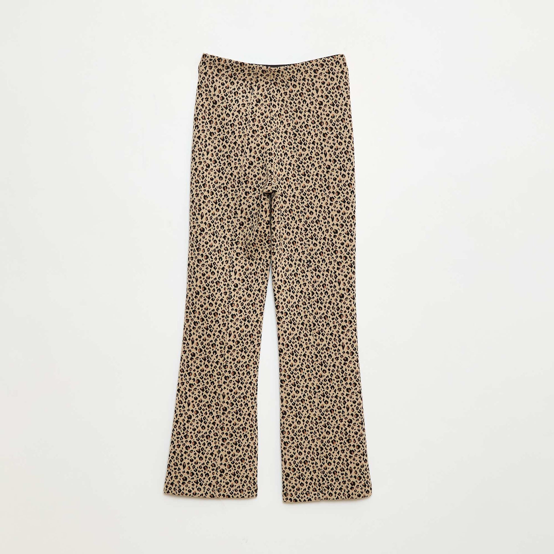 Pantalón flare BEIGE