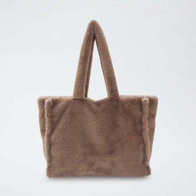 Bolso tote imitación piel GRIS