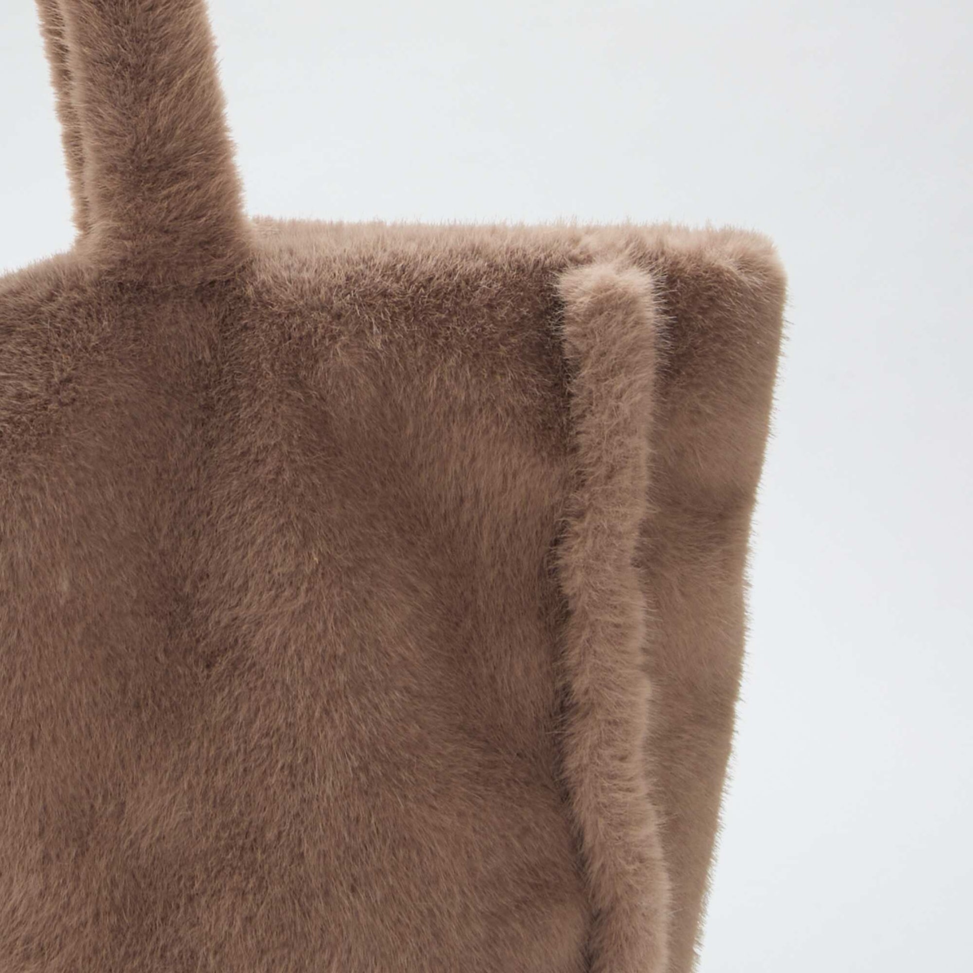 Bolso tote imitación piel GRIS