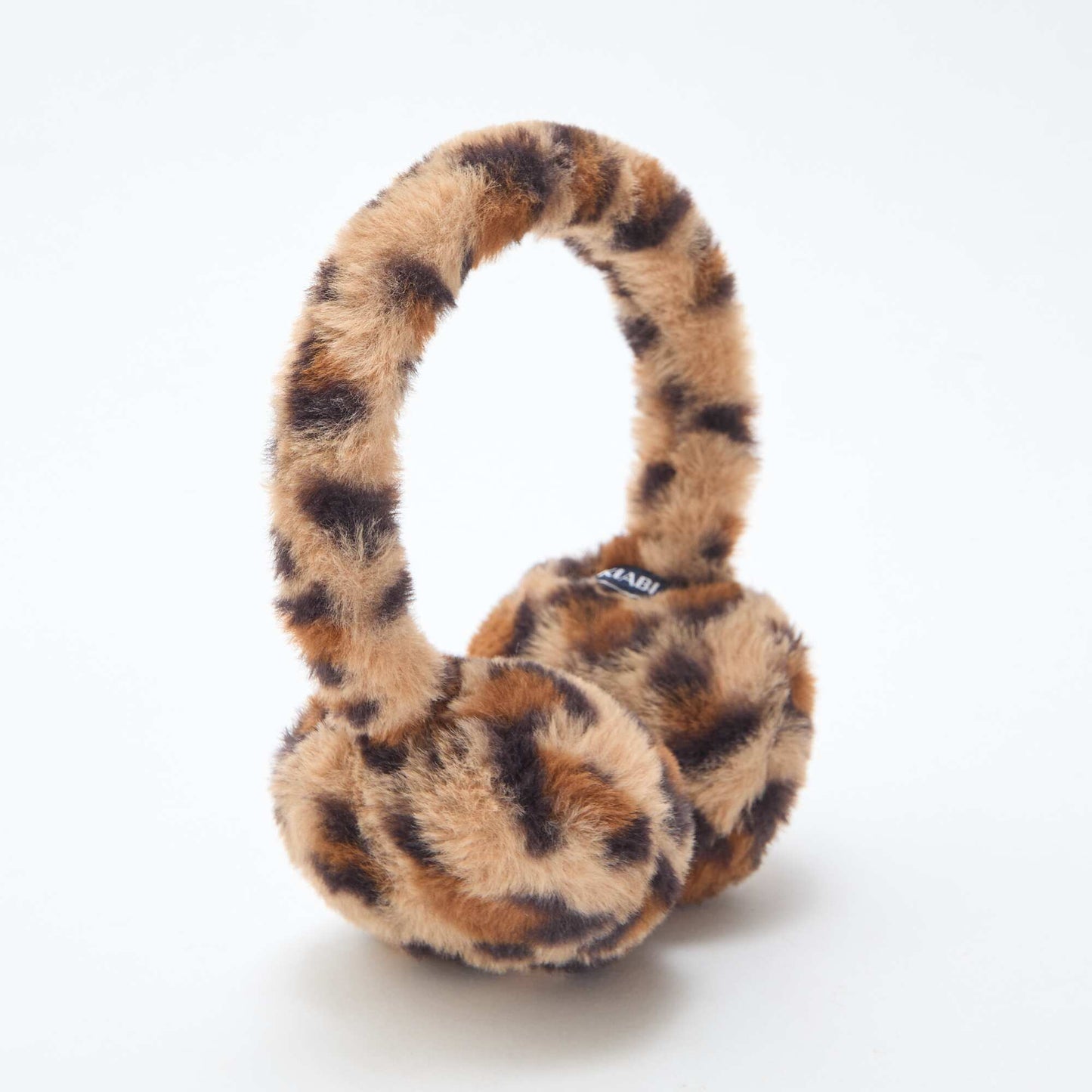 Orejeras con estampado de leopardo MARRON