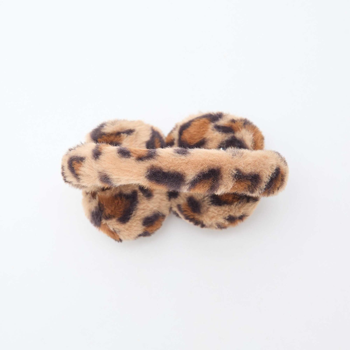 Orejeras con estampado de leopardo MARRON