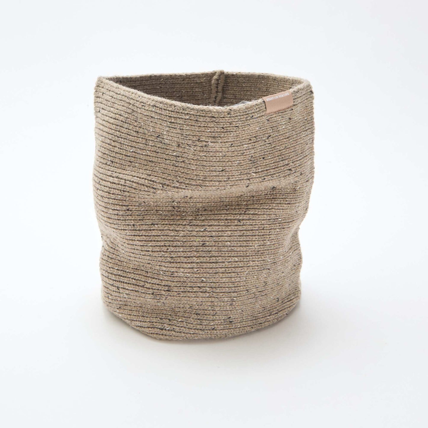 Braga de cuello de punto fantasía BEIGE
