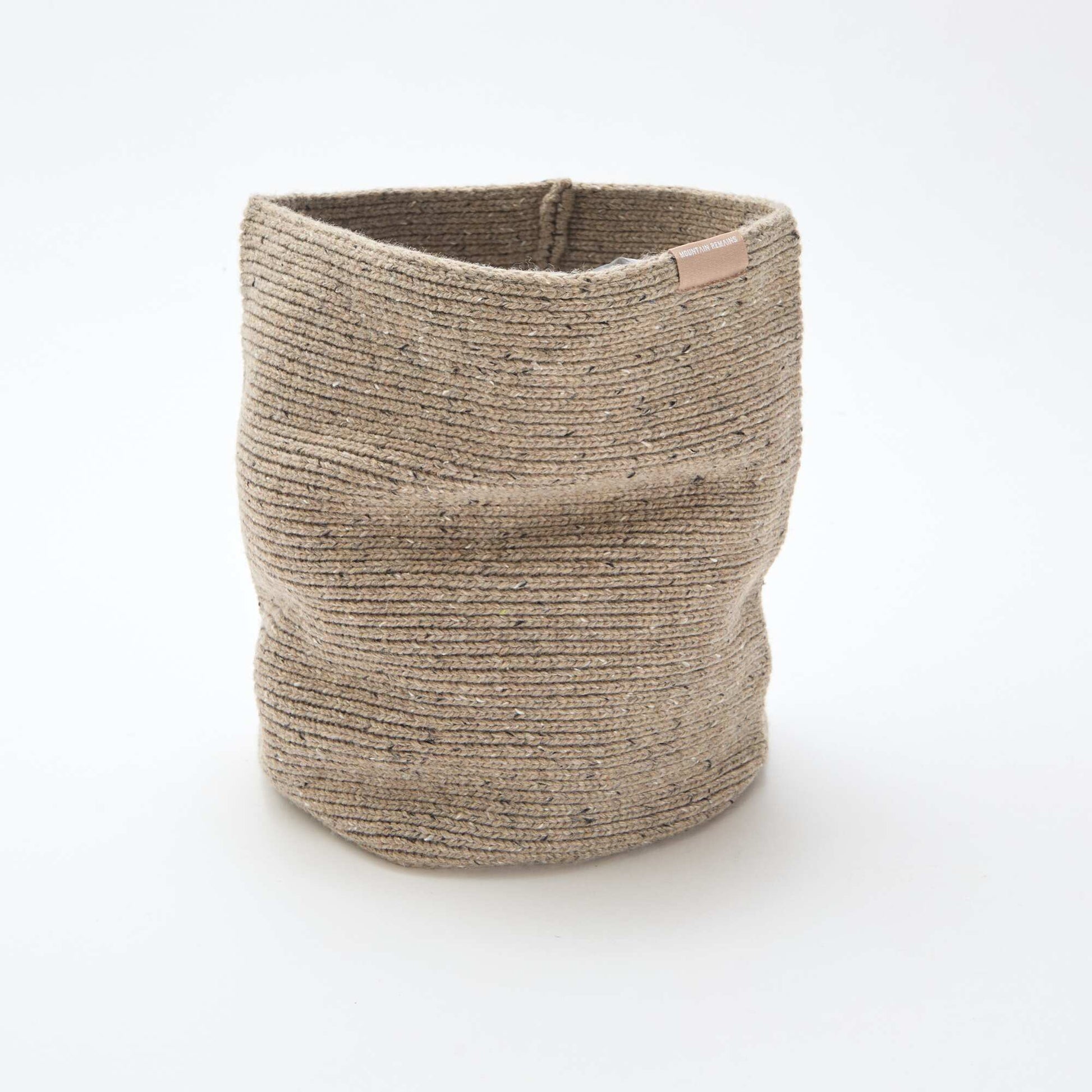 Braga de cuello de punto fantasía BEIGE