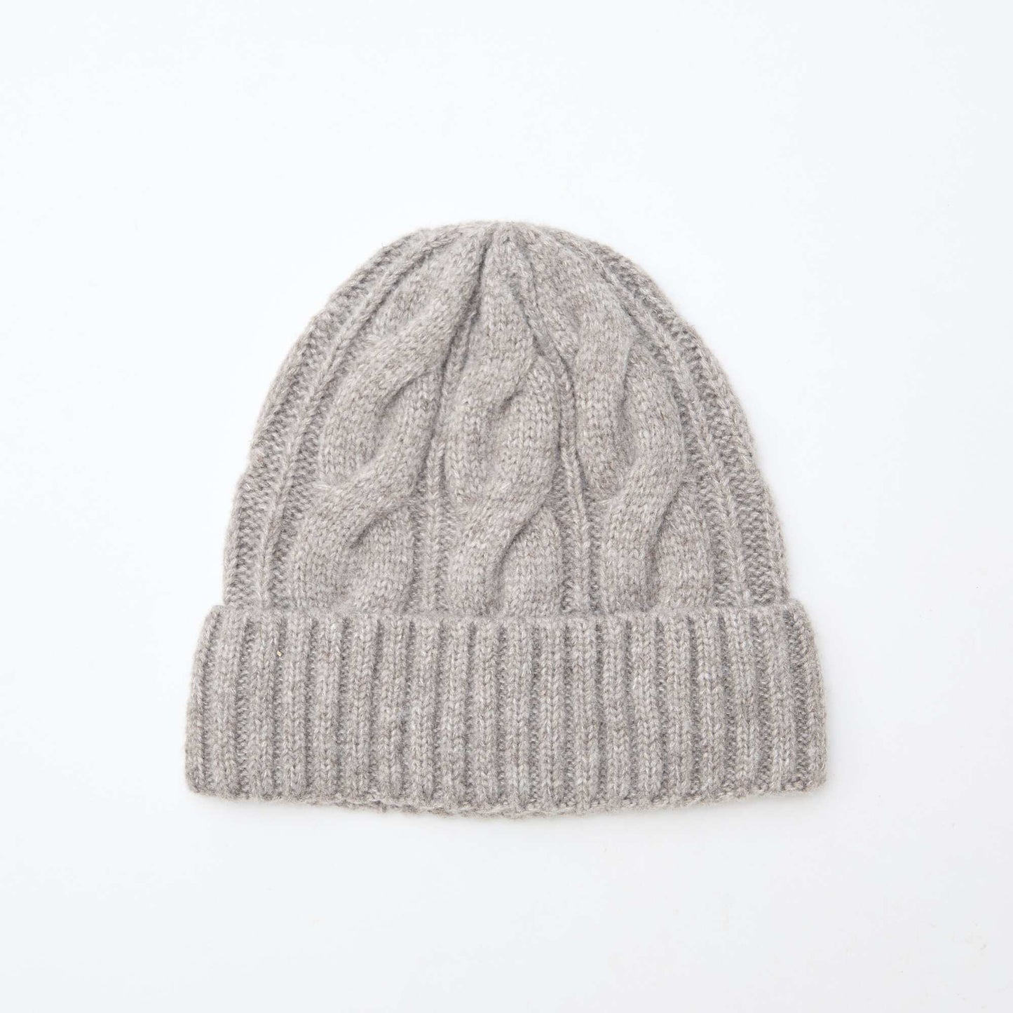 Gorro de punto trenzado MARRON