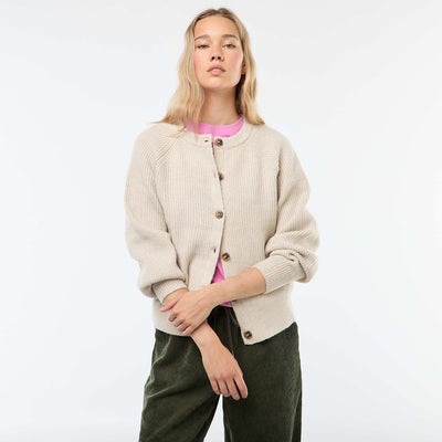 Cárdigan de punto grueso GRIS