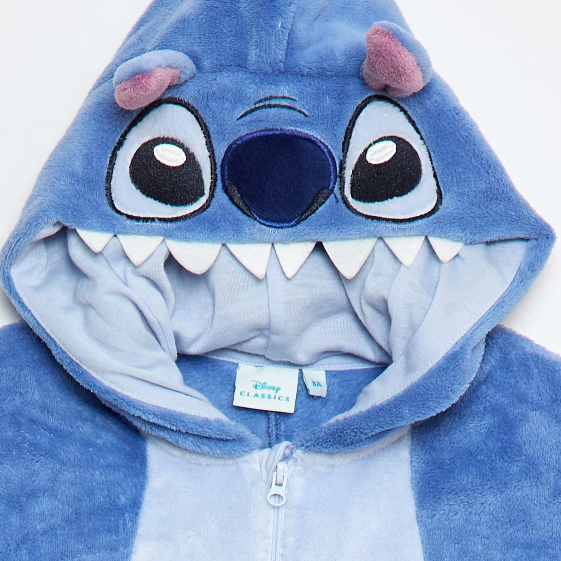 Mono de noche 'Disney' 'Stitch' en polar animado AZUL