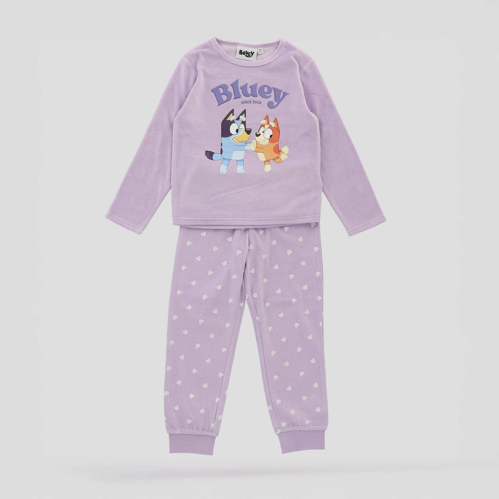 Conjunto de pijama 'Bluey' de algodón PURPURA