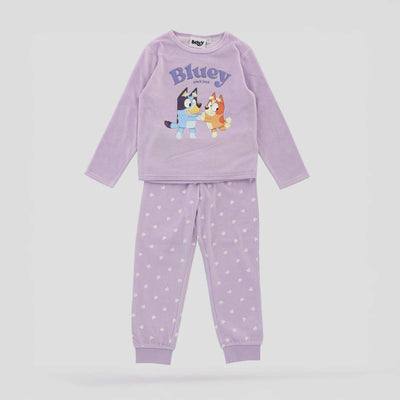 Conjunto de pijama 'Bluey' de algodón PURPURA