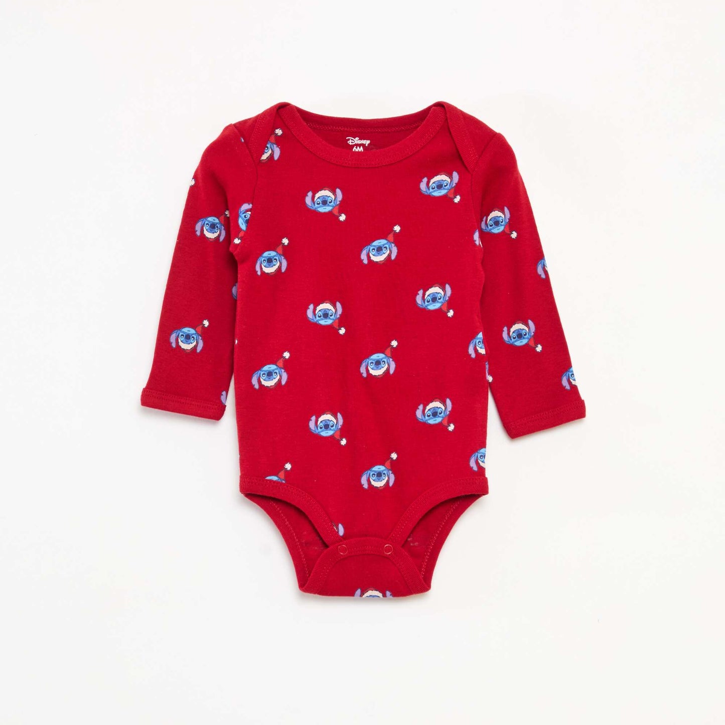 Pack de 2 bodies 'Stitch' 'Disney' ROJO