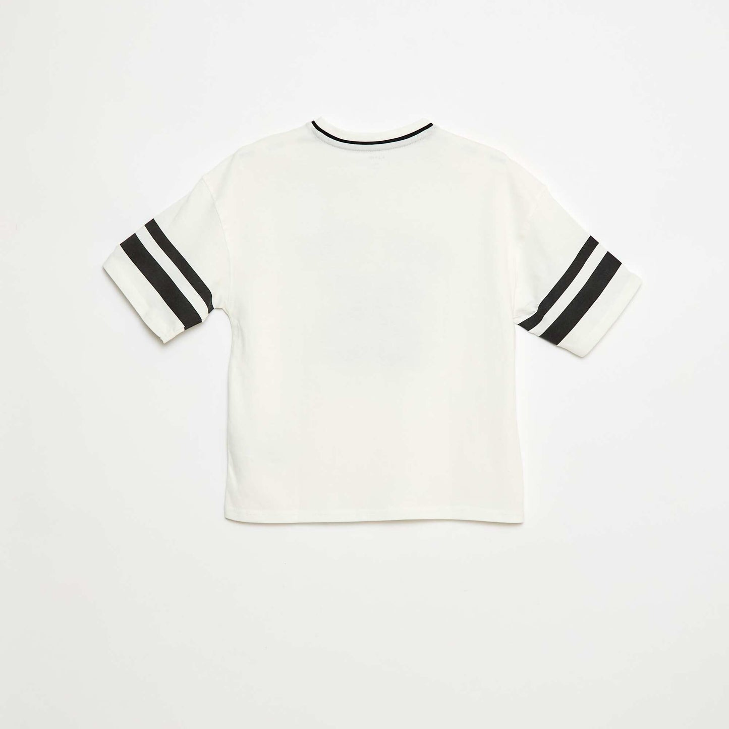 Camiseta estilo baseball BLANCO