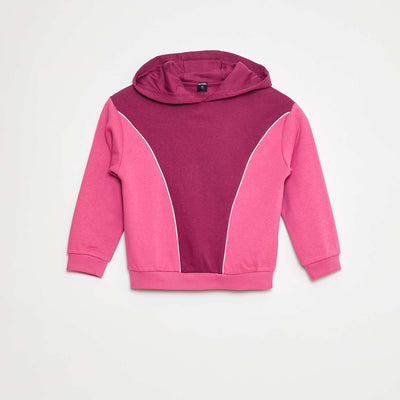 Buzo con capucha y motivos ROSA