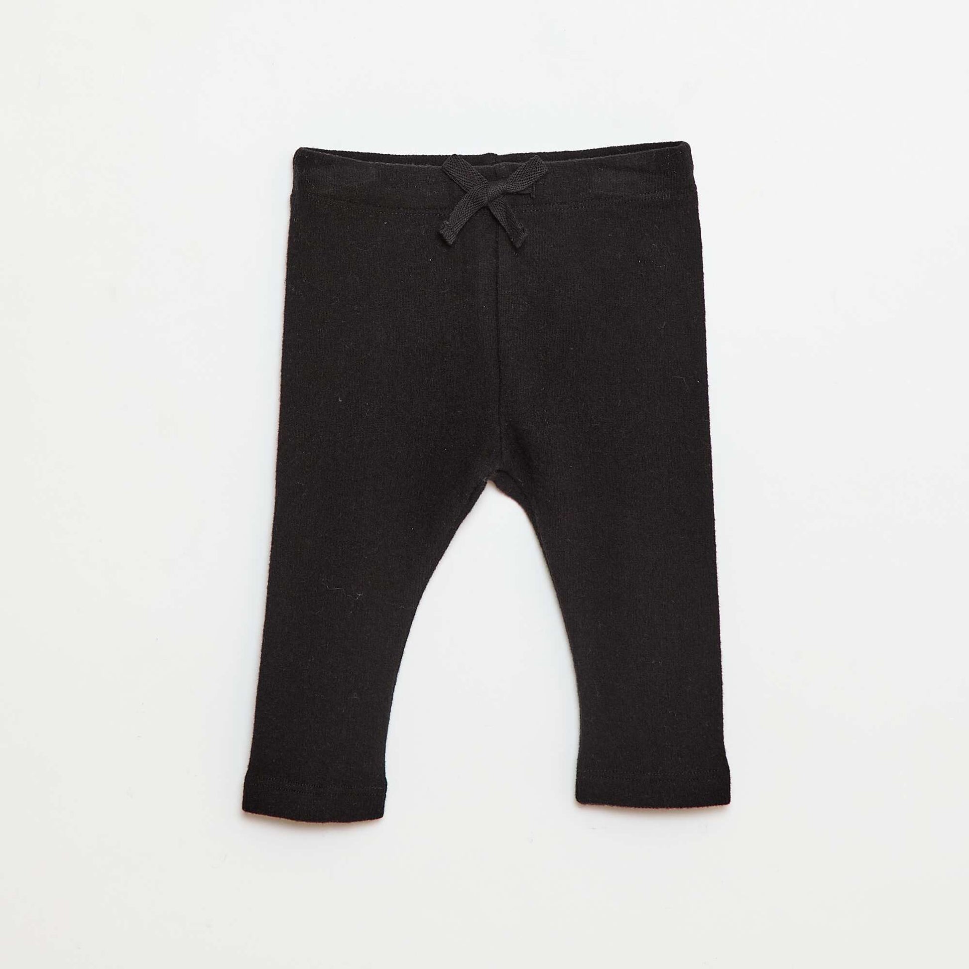 Lote de 2 leggings afelpados NEGRO