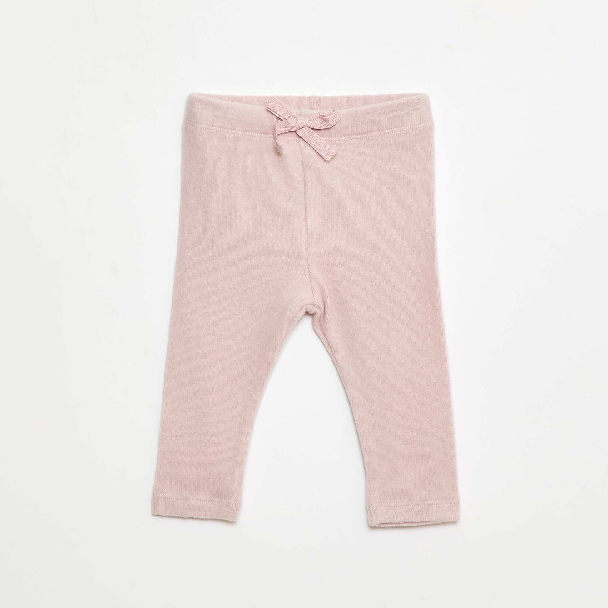 Lote de 2 leggings afelpados PURPURA