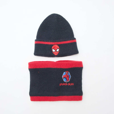 Conjunto gorro + cuello 'Spiderman' 'Marvel' NEGRO