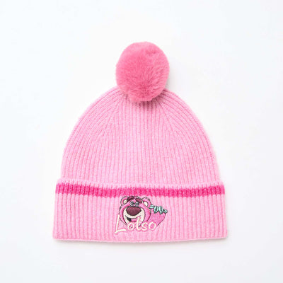 Gorro 'Lotso' con pompón ROSA