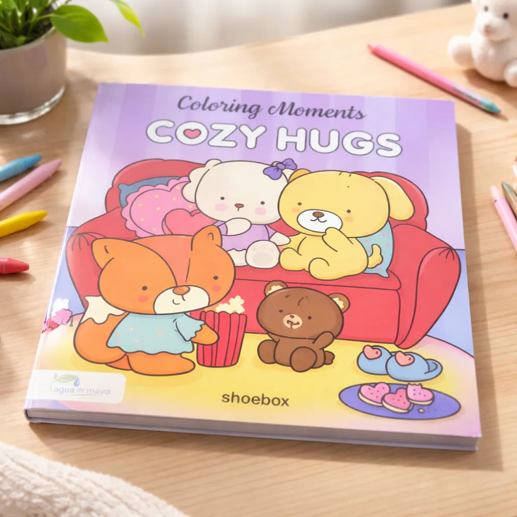 Coloring Moments Cozy Hugs