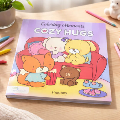 Coloring Moments Cozy Hugs