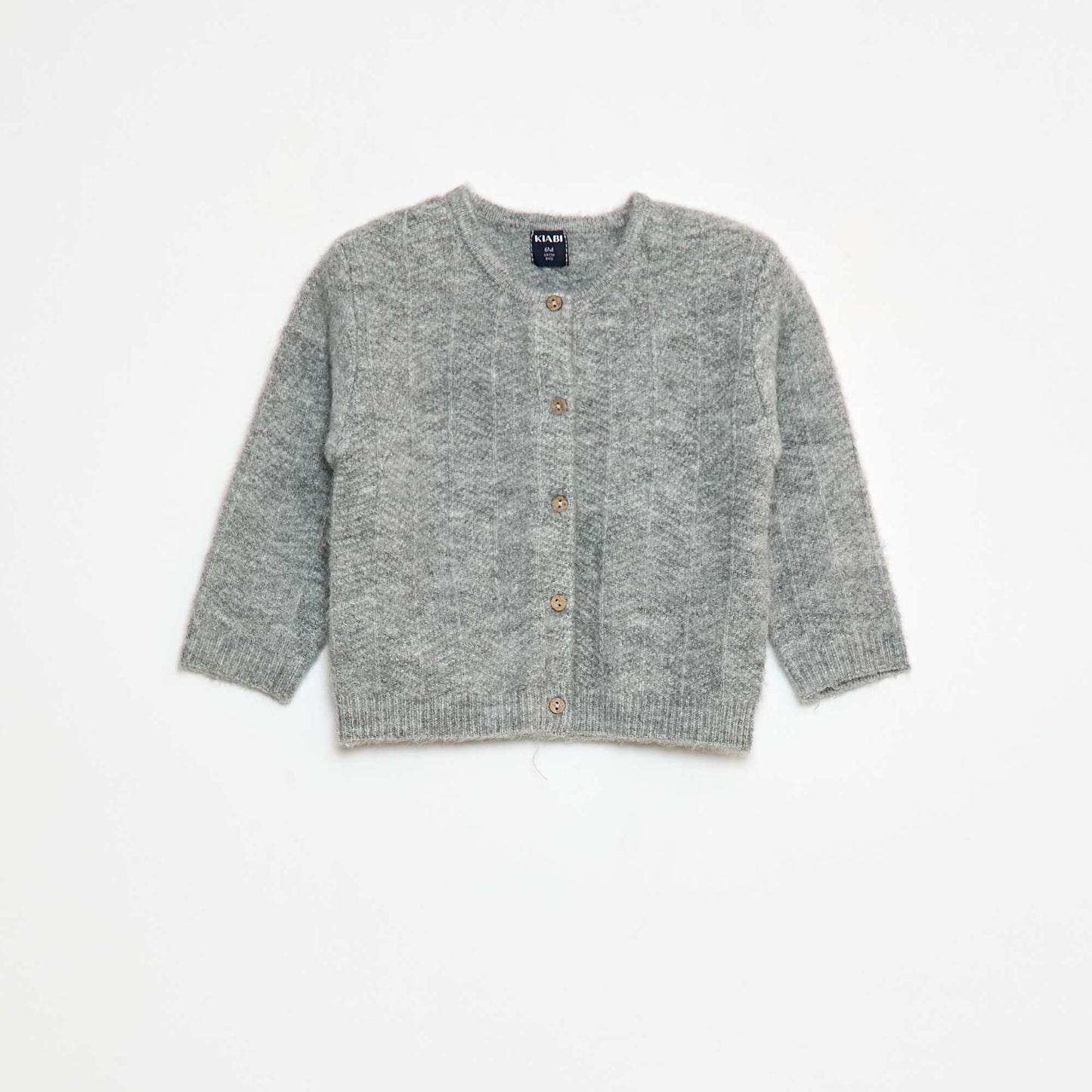 Chaleco de punto tricot GRIS
