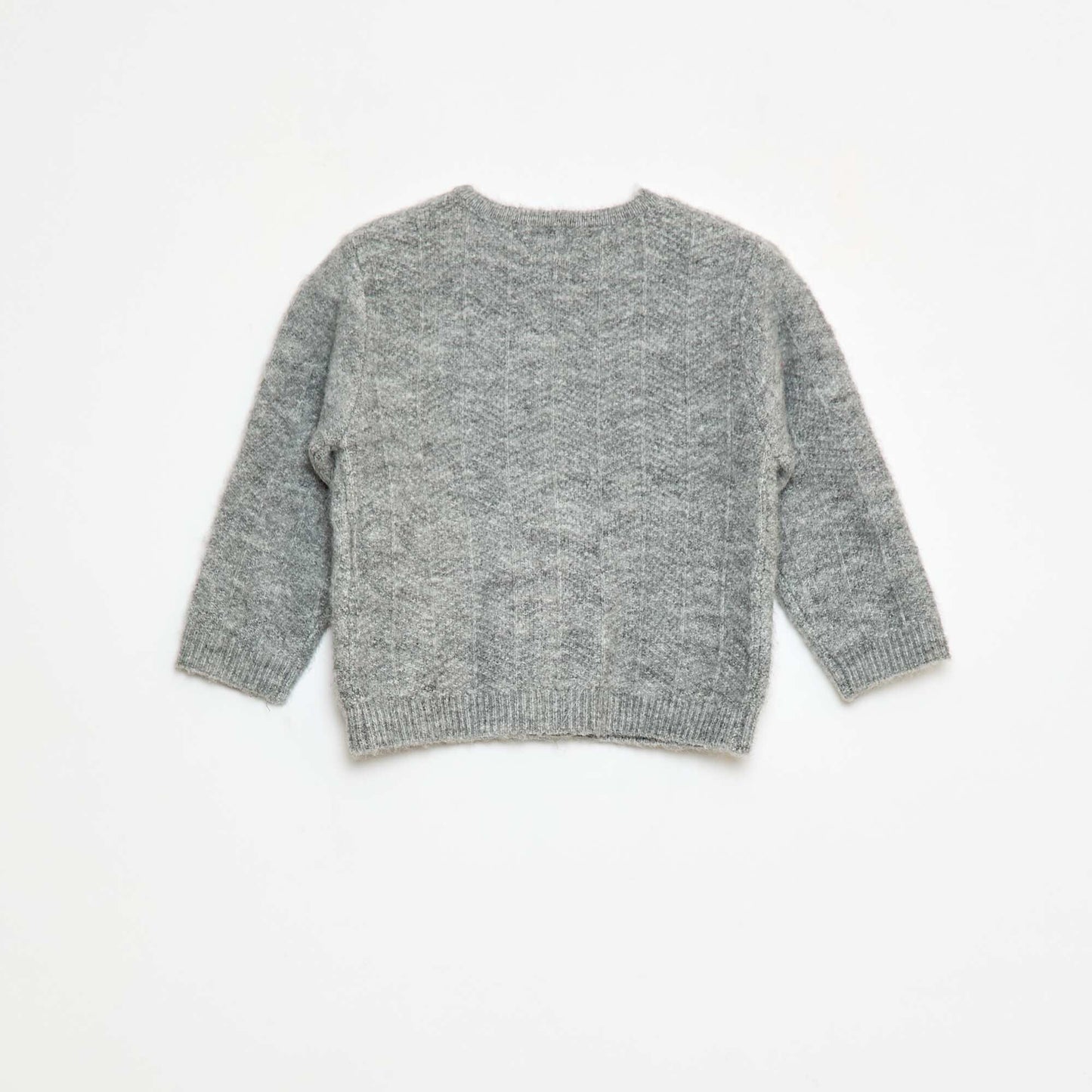Chaleco de punto tricot GRIS