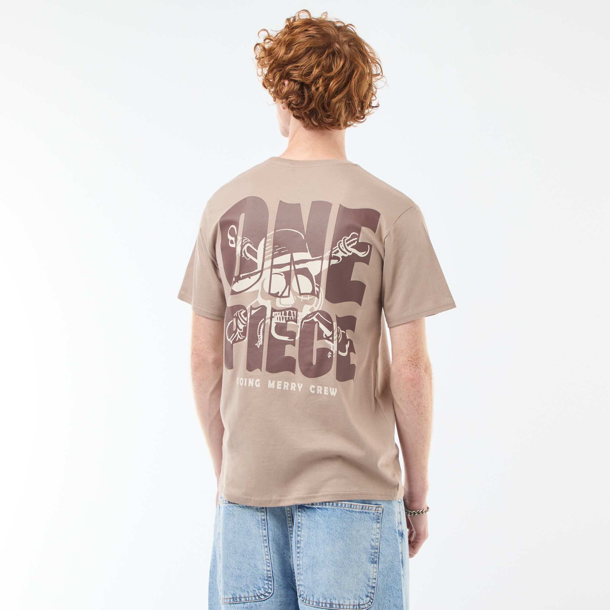 Camiseta 'Sun city' 'One piece' de algodón BEIGE