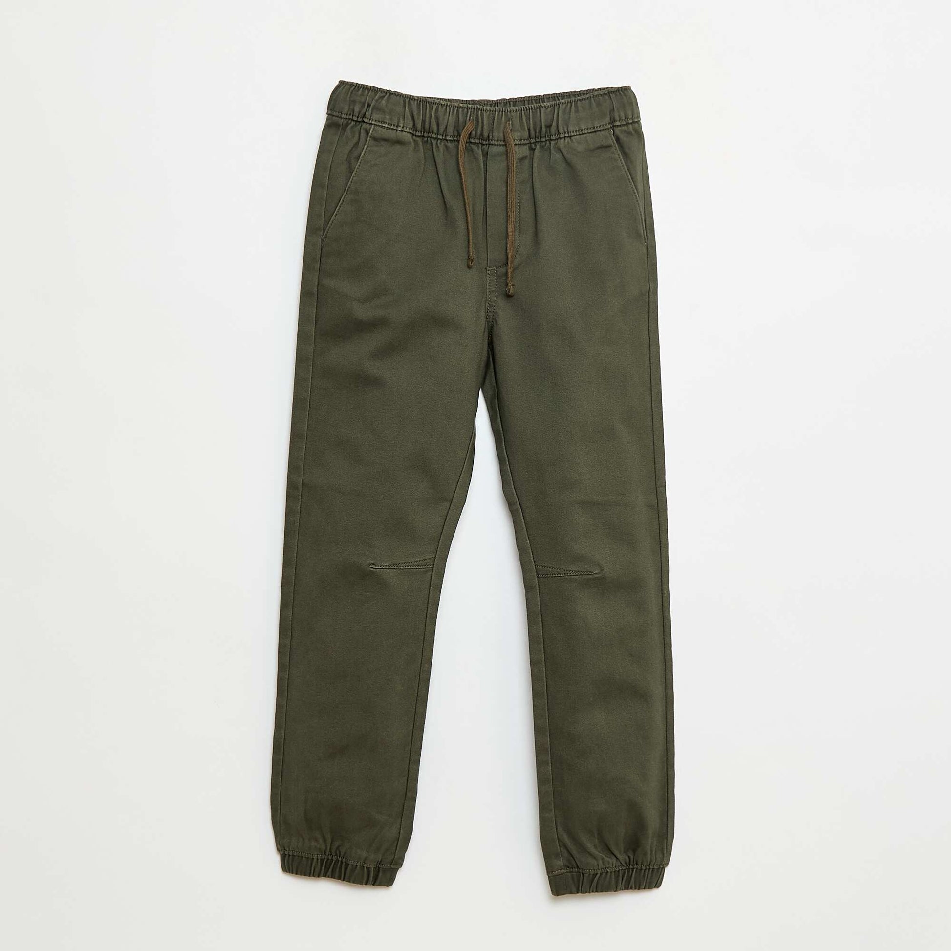 Pantalón elástico de algodón KAKI