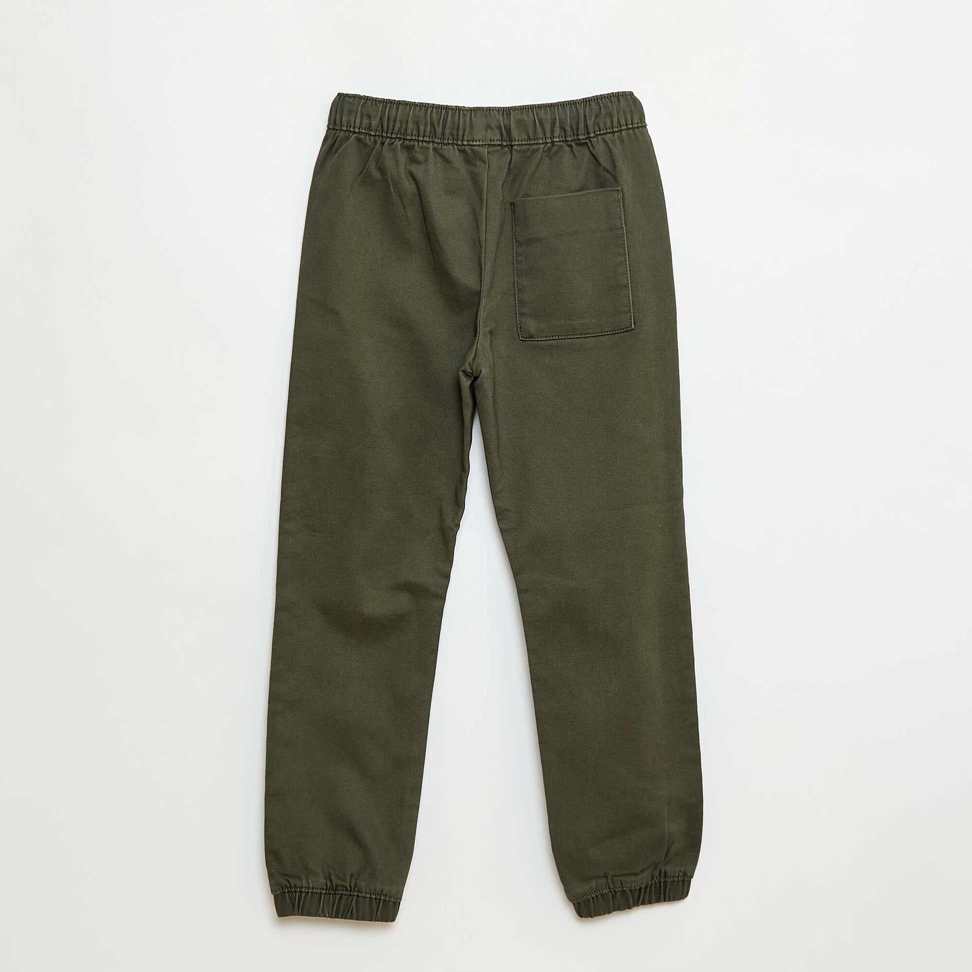 Pantalón elástico de algodón KAKI