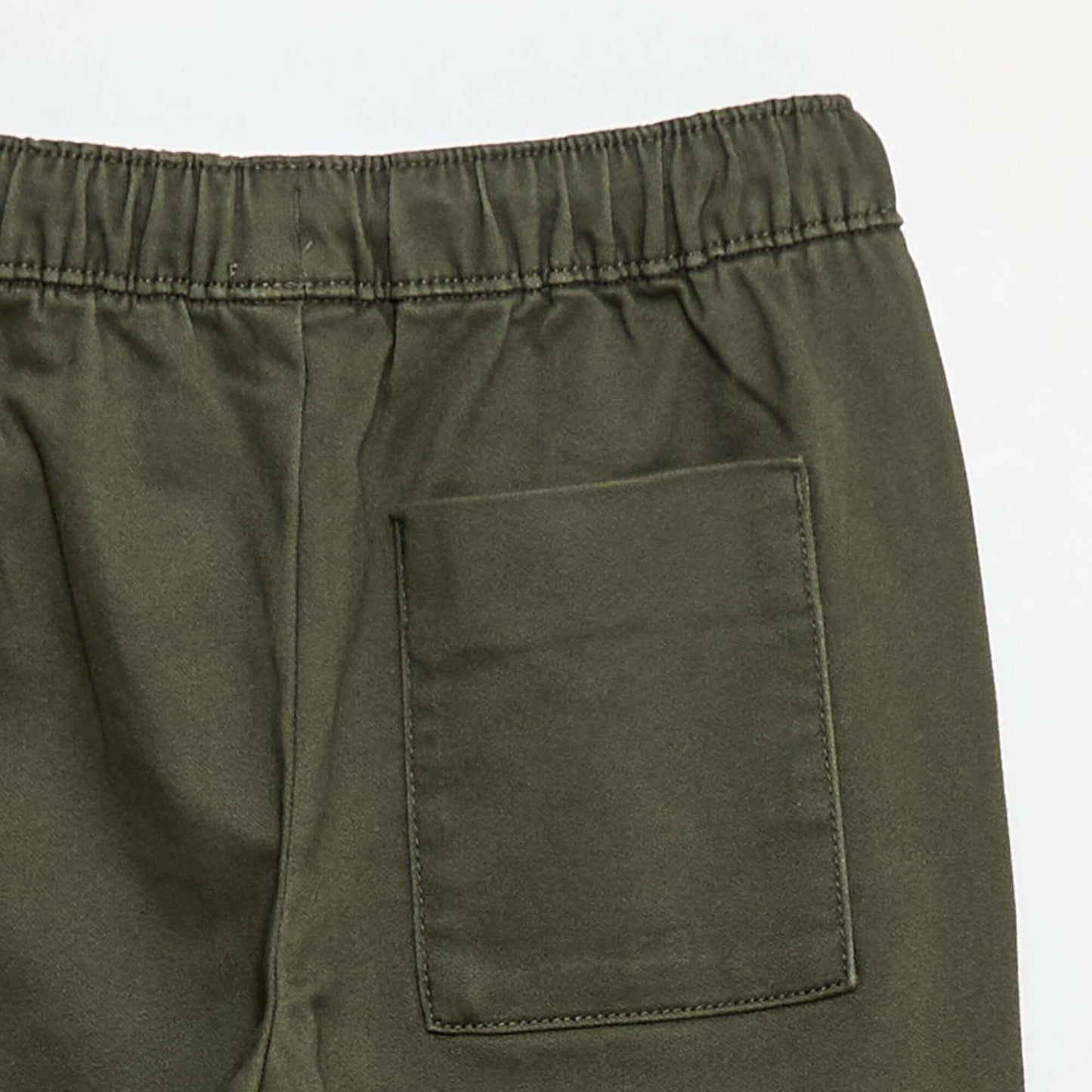 Pantalón elástico de algodón KAKI