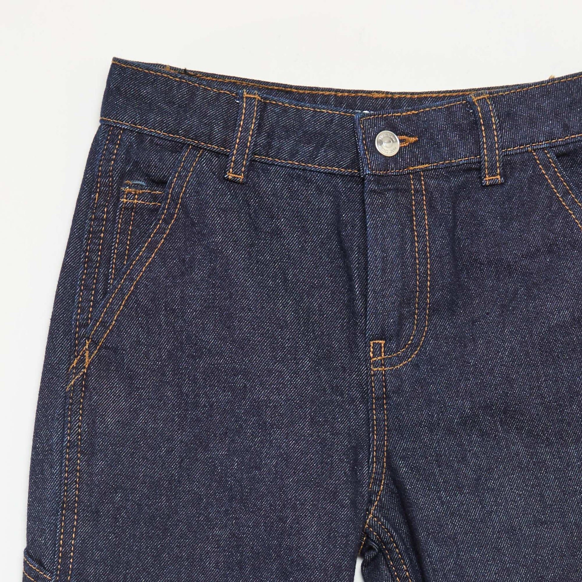 Pantalón jean relaxed fit AZUL