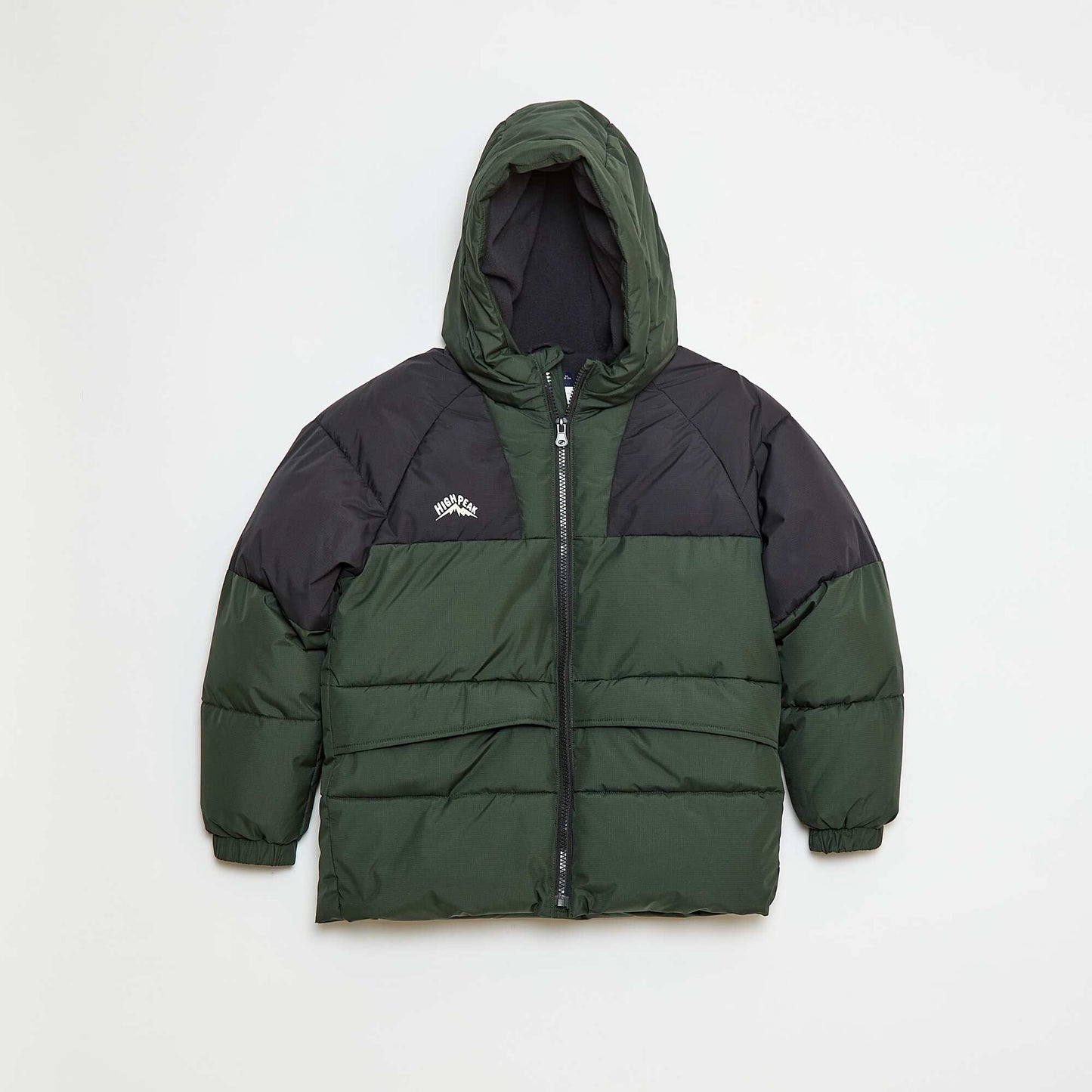 Campera acolchada bicolor KAKI
