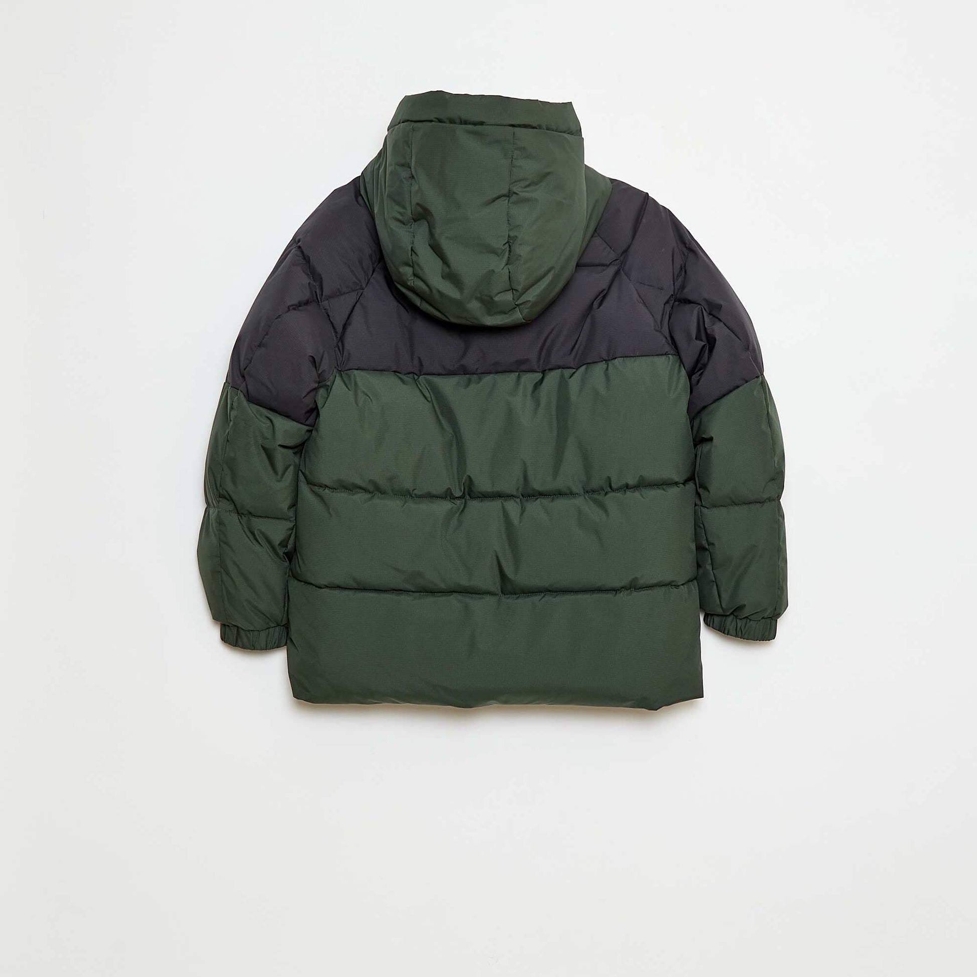 Campera acolchada bicolor KAKI