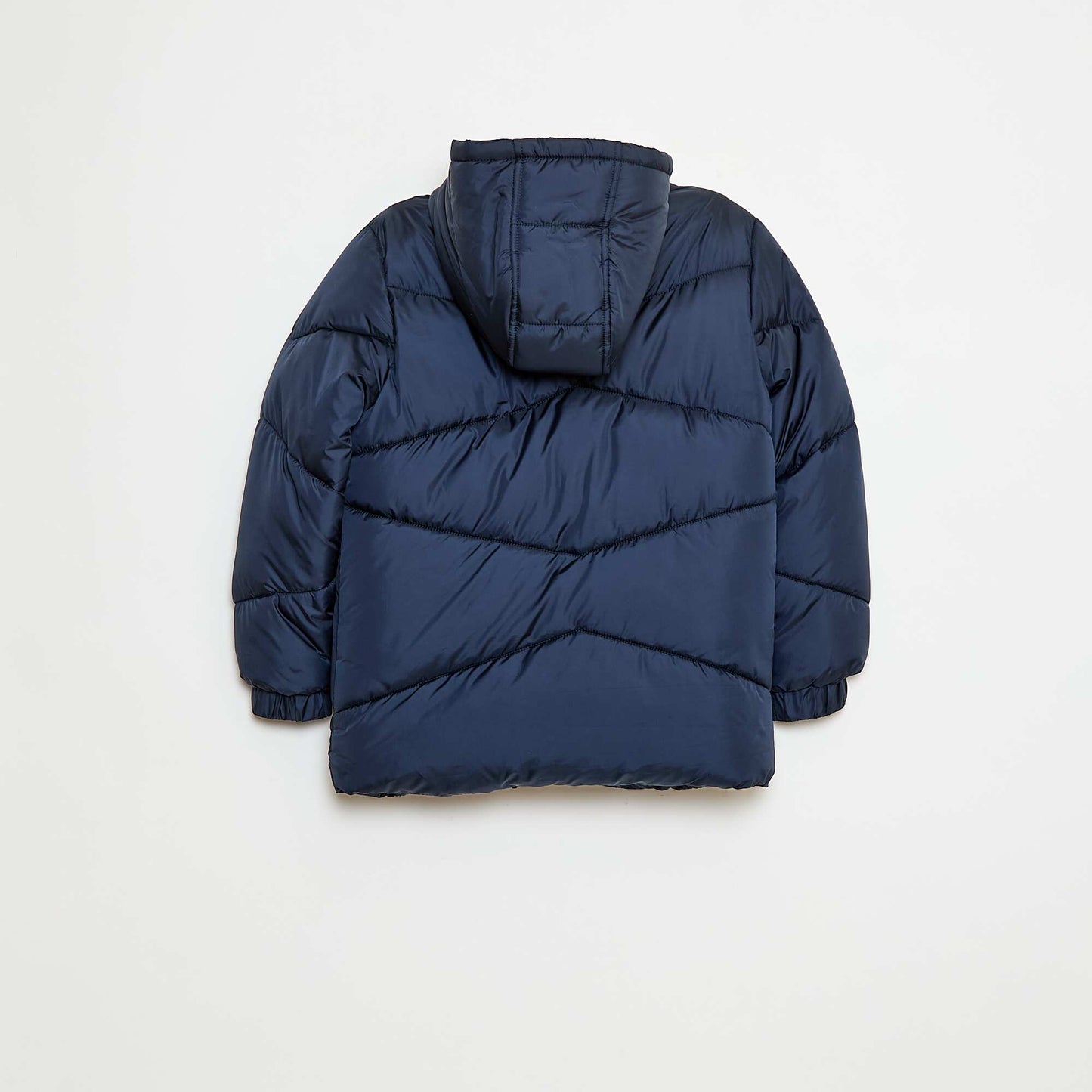 Campera acolchada impermeable con capucha AZUL