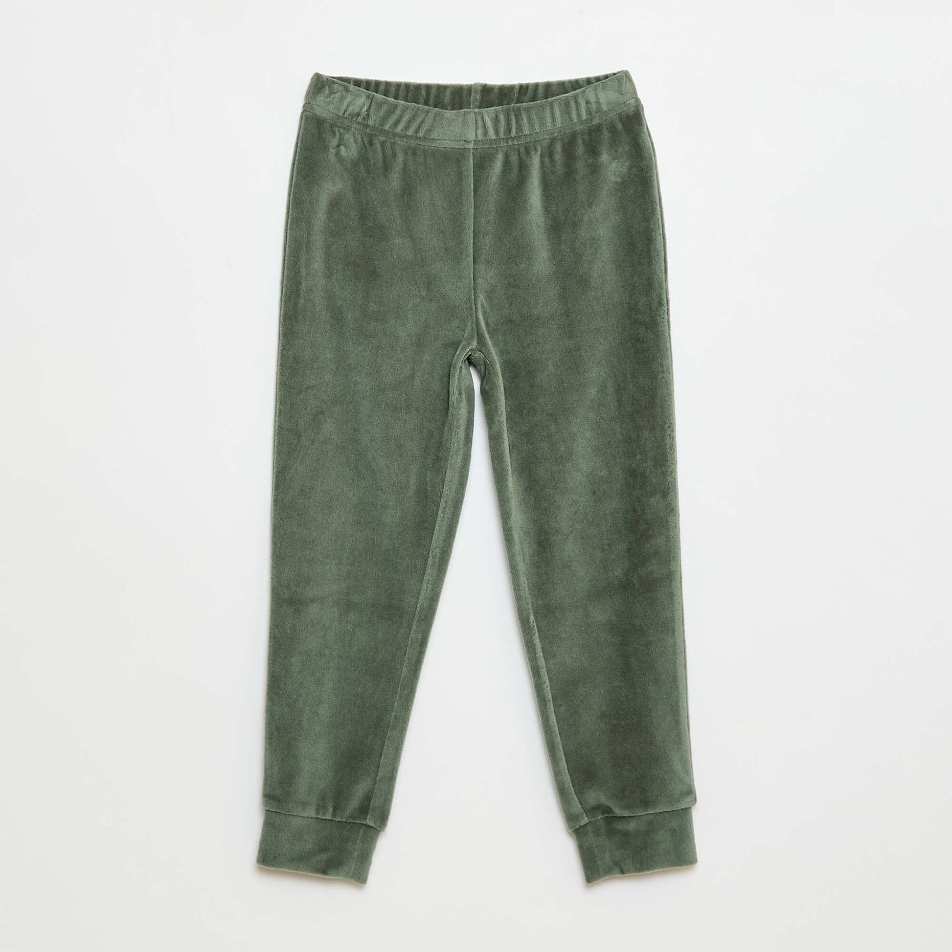 Conjunto de pijama 'Mario' de terciopelo VERDE