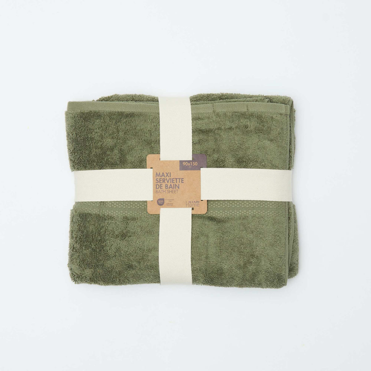 Toalla de baño 90 x 150 cm - Kiabi Home VERDE