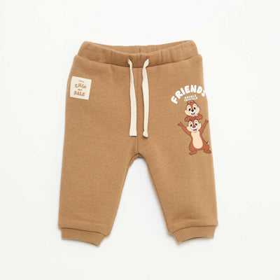 Pantalón de chándal 'Disney' 'Tic&Tac' liso BEIGE