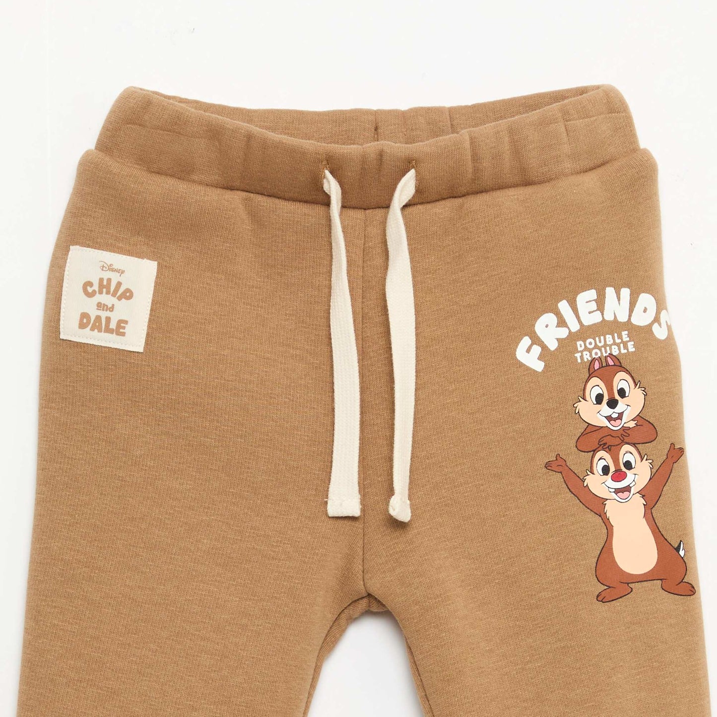 Pantalón de chándal 'Disney' 'Tic&Tac' liso BEIGE