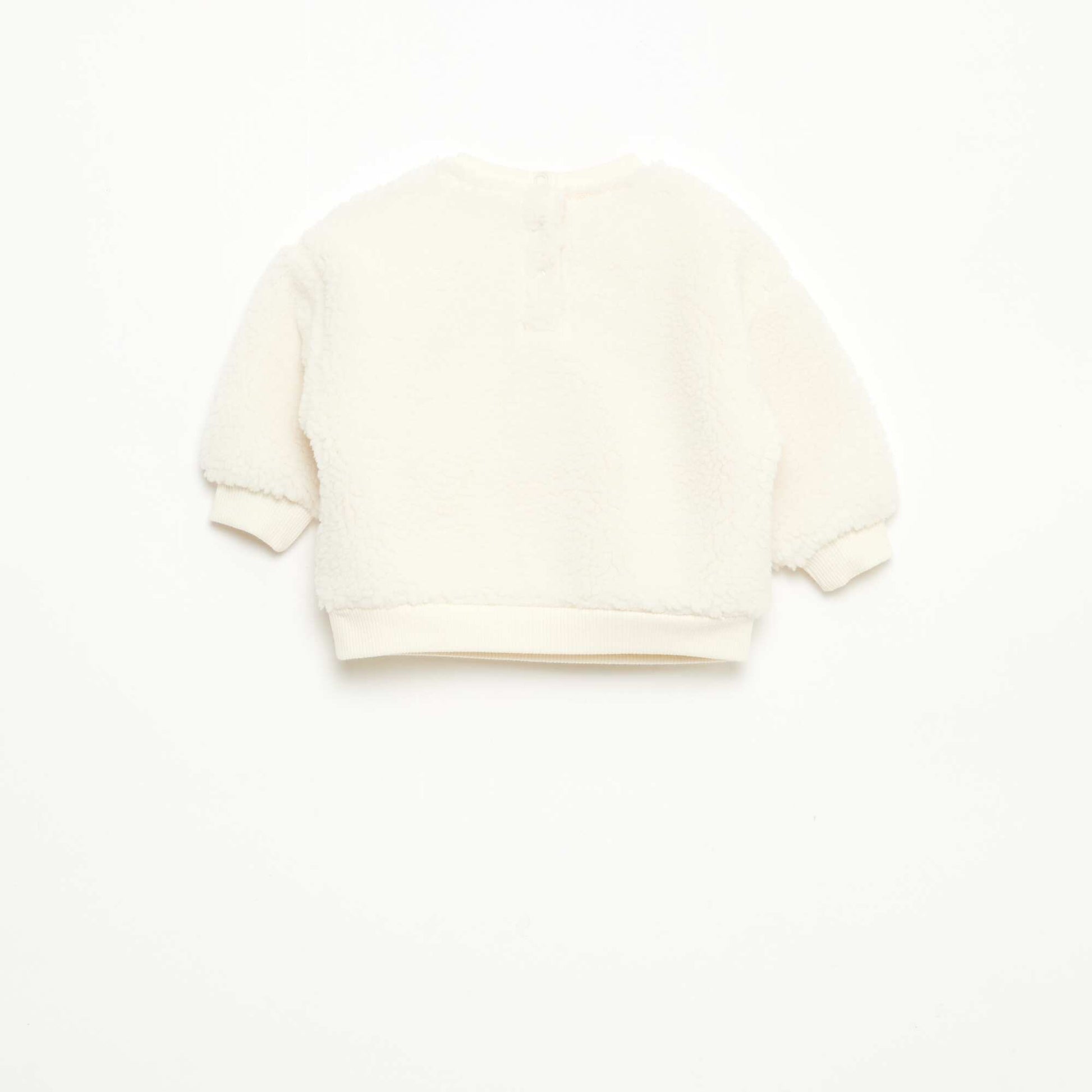 Conjunto buzo + pantalón 'Disney' 'Simba' de algodón BLANCO