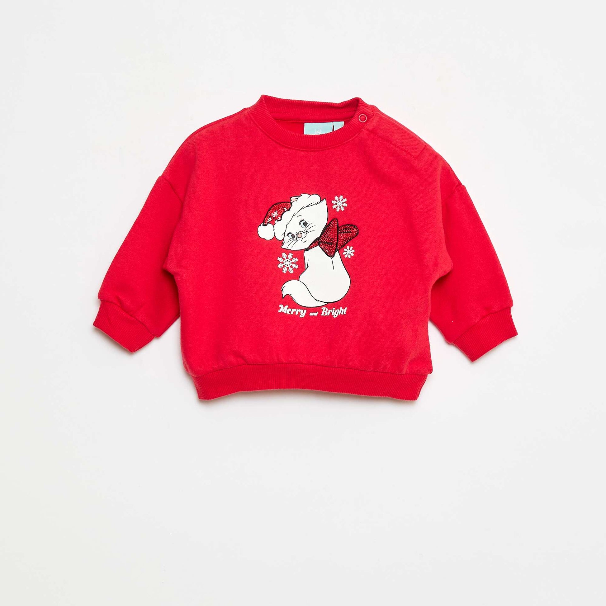 Buzo animada fantasía 'Disney' 'Marie' de algodón ROJO