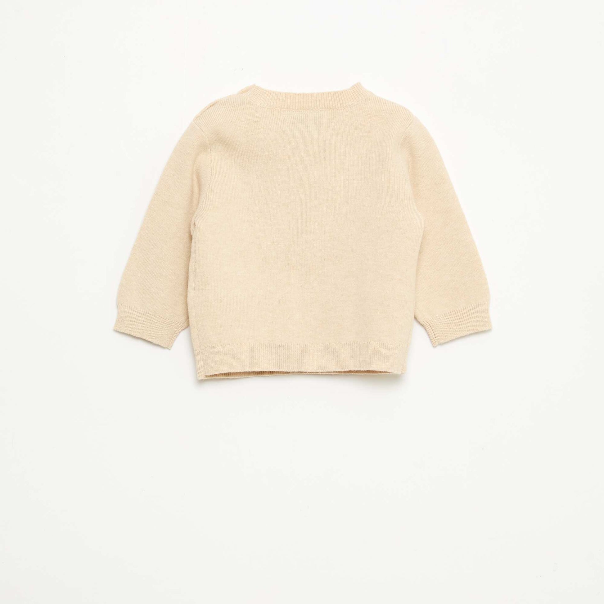Sweater 'Disney' 'Marie' de punto con animación fantástica BEIGE
