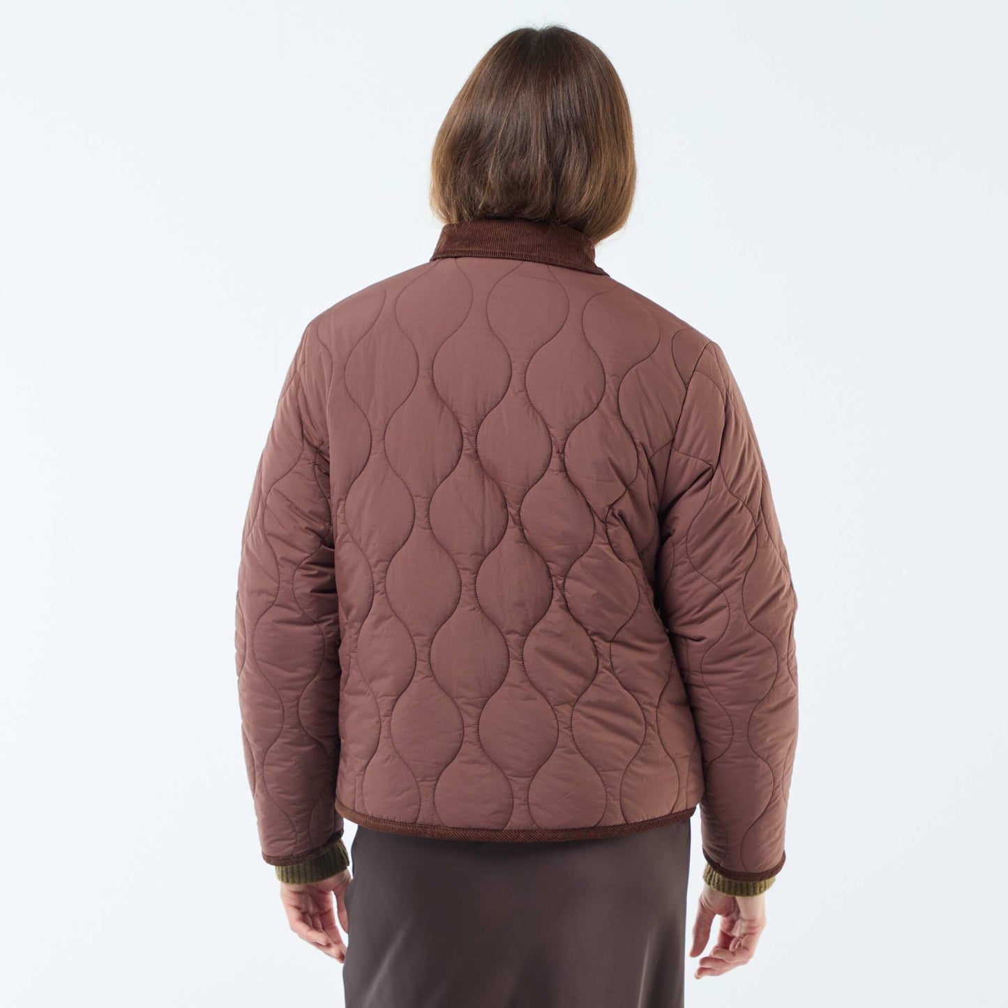 Chaqueta cálida reversible ROJO