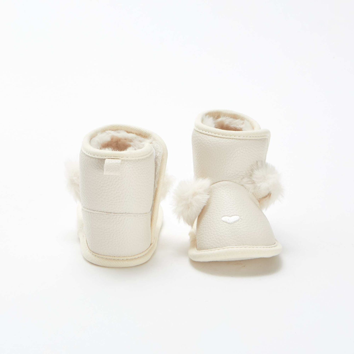 Botines con forro y borla BEIGE